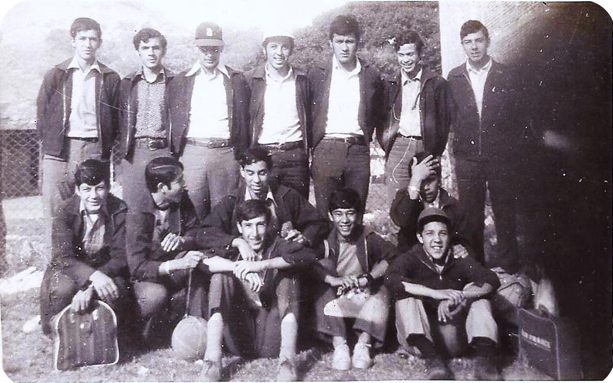 La selección de Futbol del Colegio en 1972